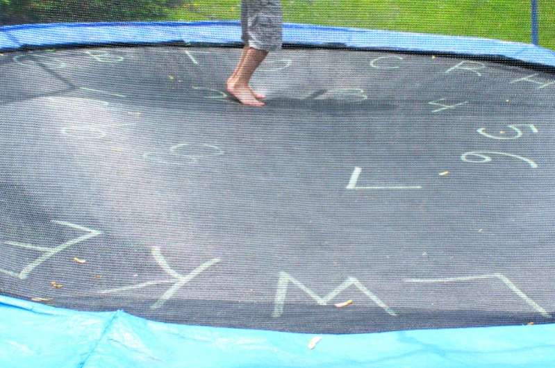 Fun Trampoline Games for Learning Letters Hands On As We
