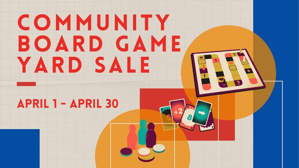 Community Board Game Yard Sale! Meeples cafe & games, Lynchburg, VA(027)