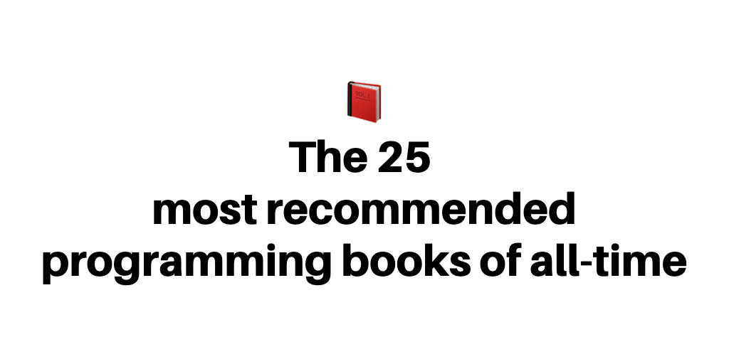 📕 The most programming books of alltime Hashnode