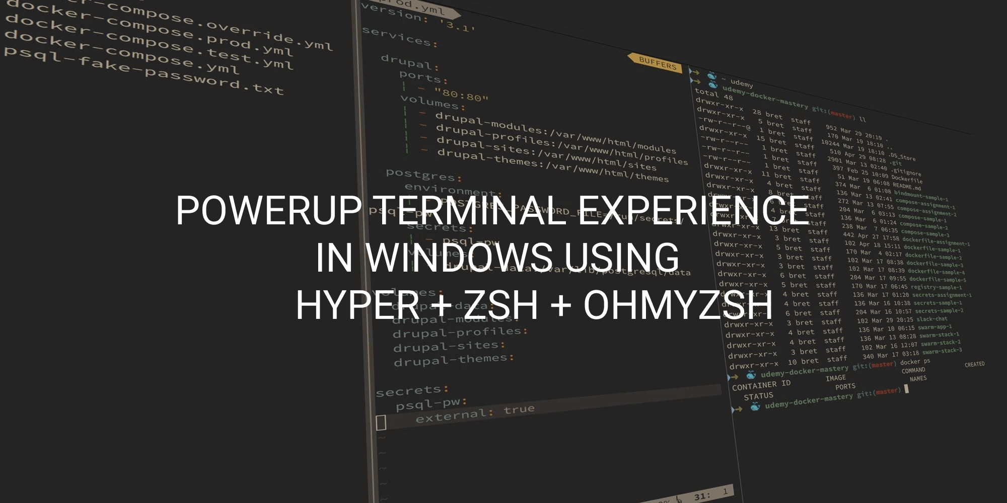 Customize Hyper Terminal in Windows using Oh My Zsh and Powerline Fonts Hashnode