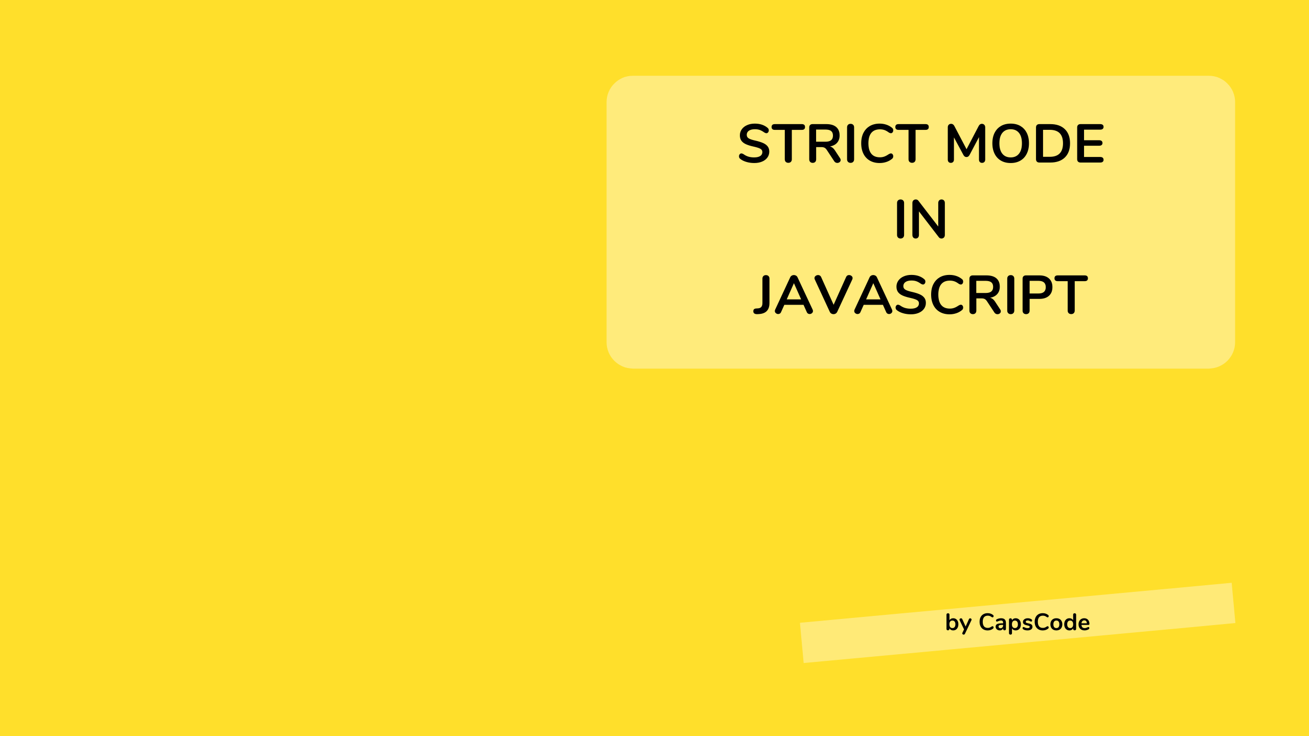 36 How To Use Strict Mode In Javascript Javascript Nerd Answer