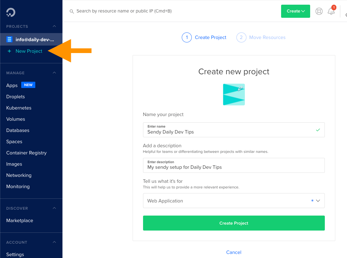 Hosting Sendy on Digital Ocean
