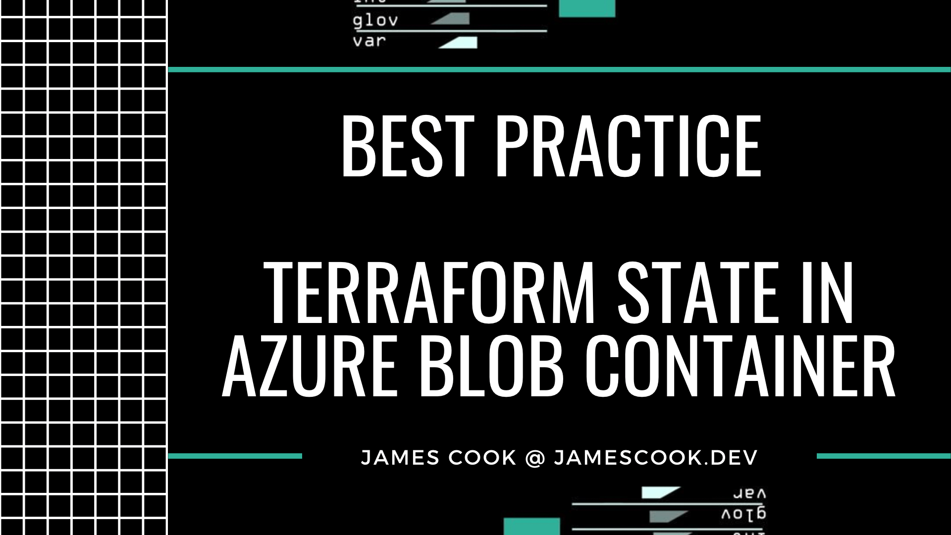 Best Practice Terraform State in Azure Blob Container