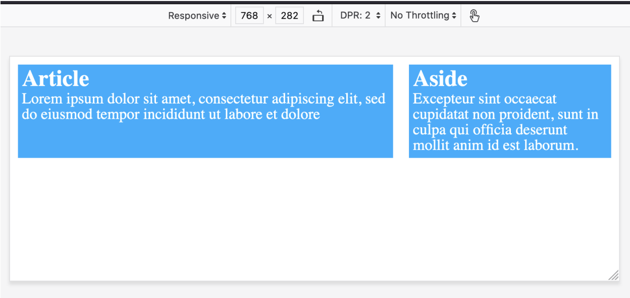 Using minwidth Media query for Mobile first design