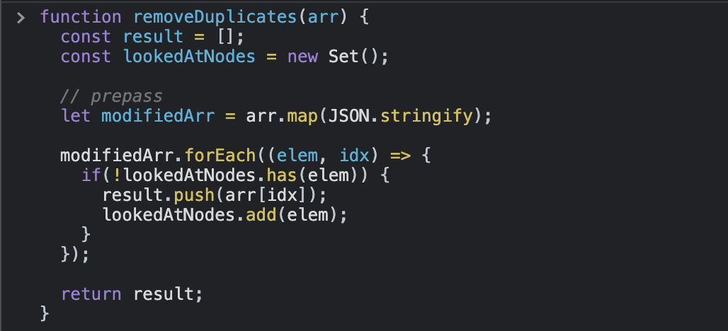 Best way to remove duplicate Objects from Array
