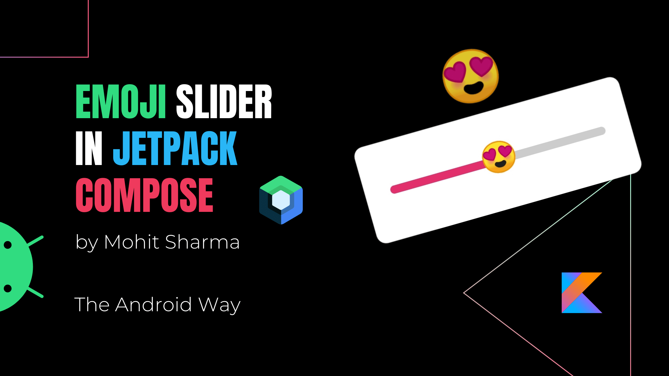 Emoji Slider in Jetpack Compose using Canvas API