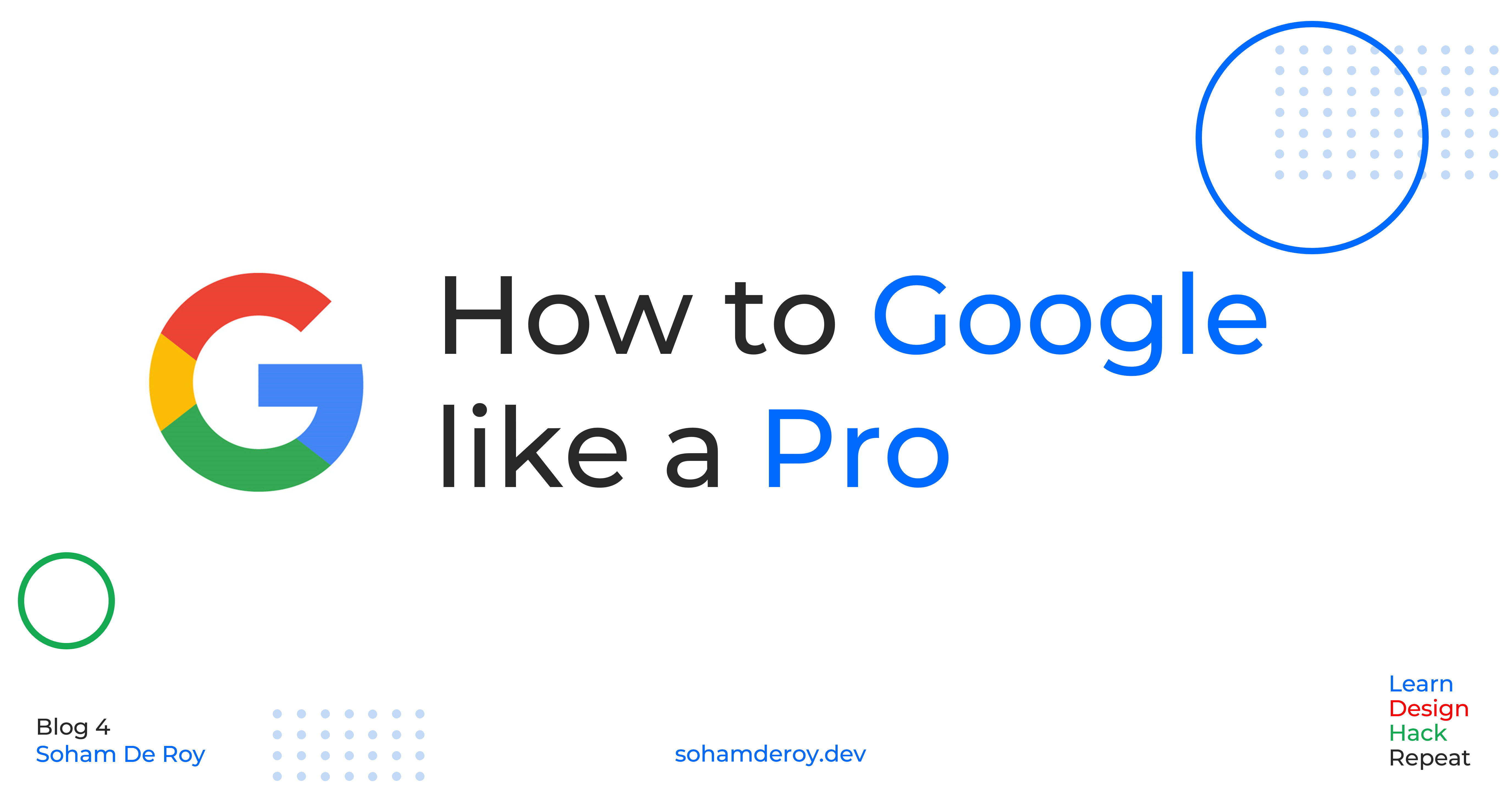 How to Google like a Pro