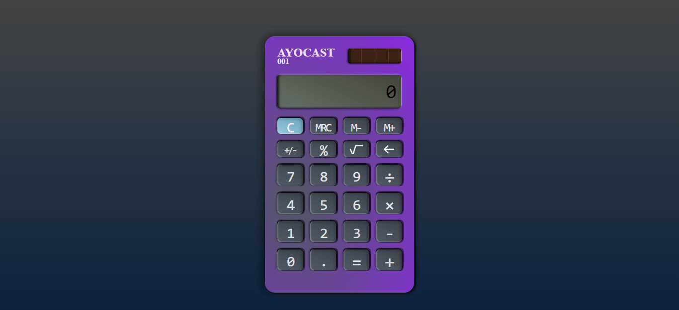 Calculator Using Html Css And Javascript Frontendscript Riset