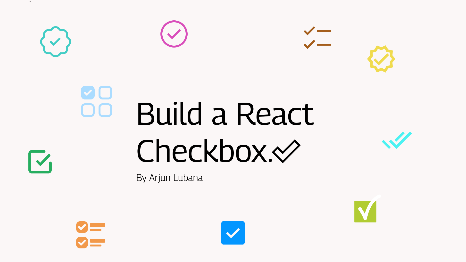 Build a React Checkbox