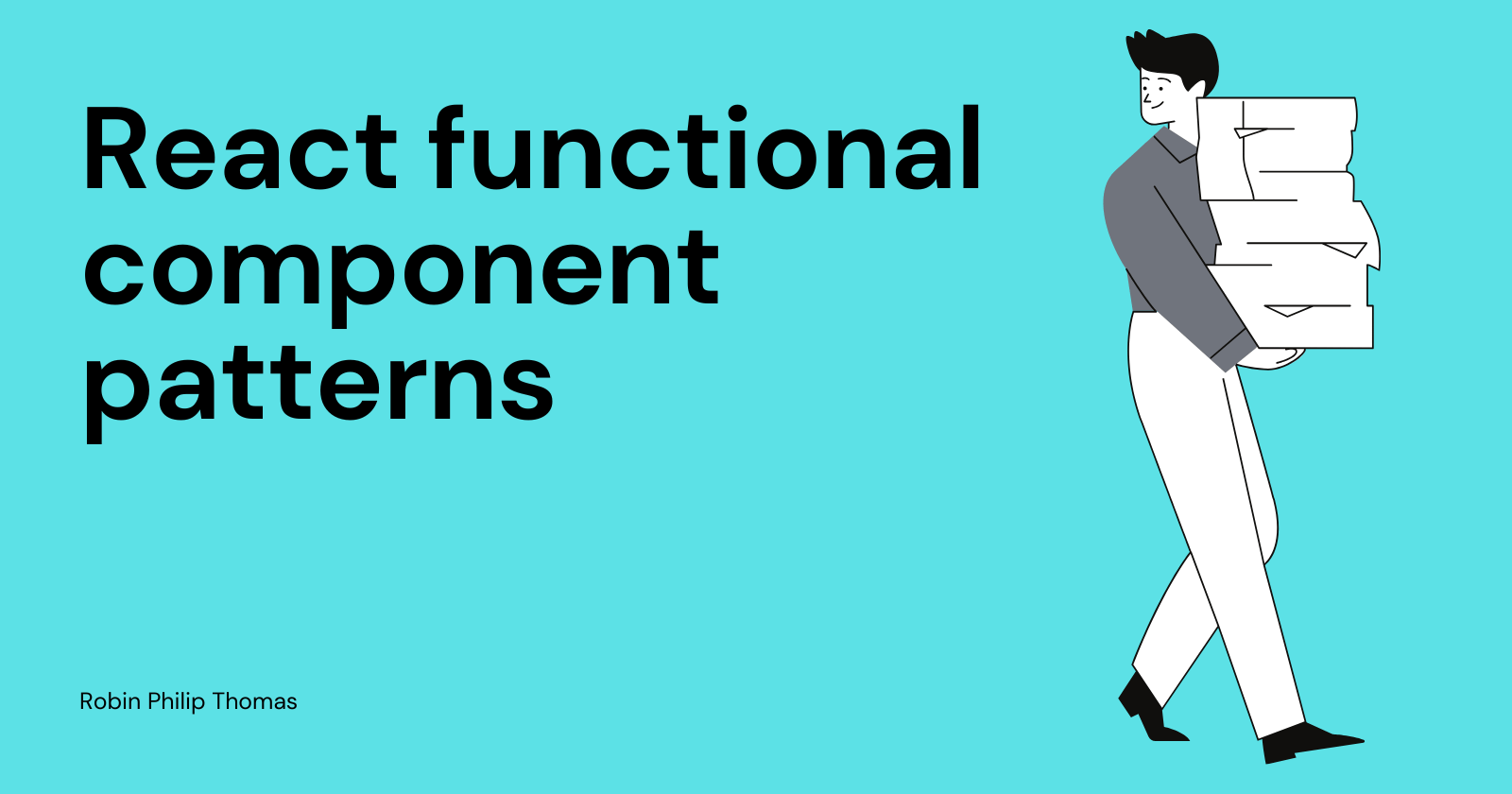React functional component patterns