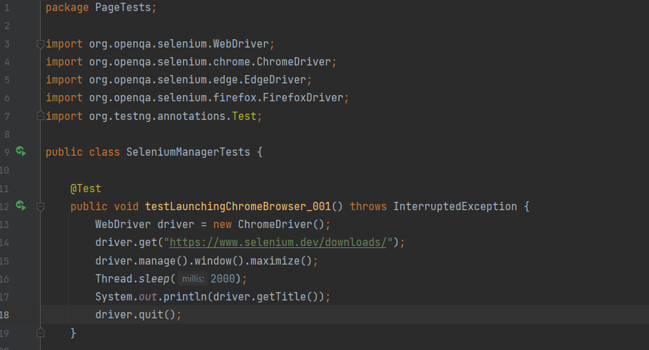 Selenium 4.6.0 The Selenium Manager