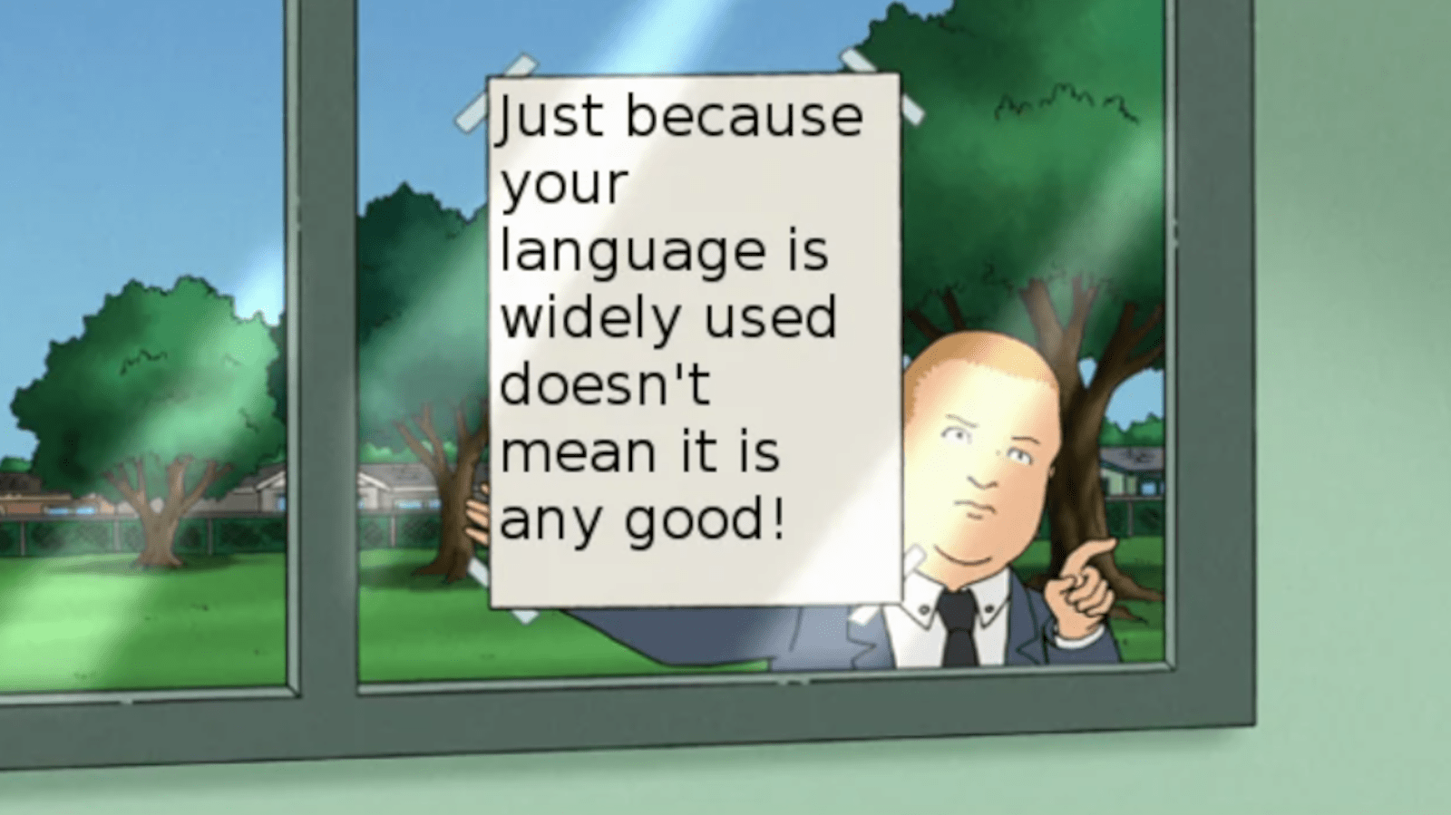 Javascript Sucks! togglebutton in React Tutorial useState, if to toggle.