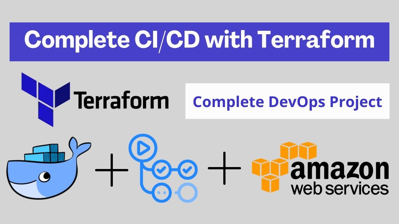 Terraform GitHub Actions Docker Node.js AWS EC2 AWS S3 AWS ECR