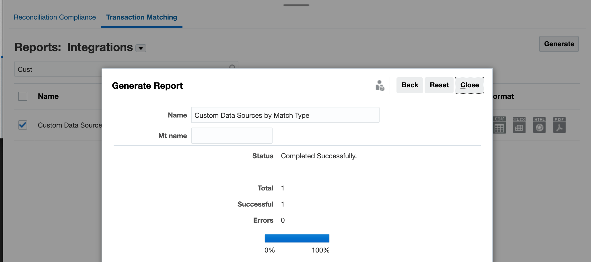 Extract Data From Oracle ARCS with Oracle APEX