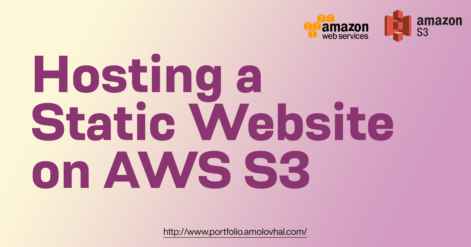 Project Hosting a Static site on AWS S3 A StepbyStep Guide