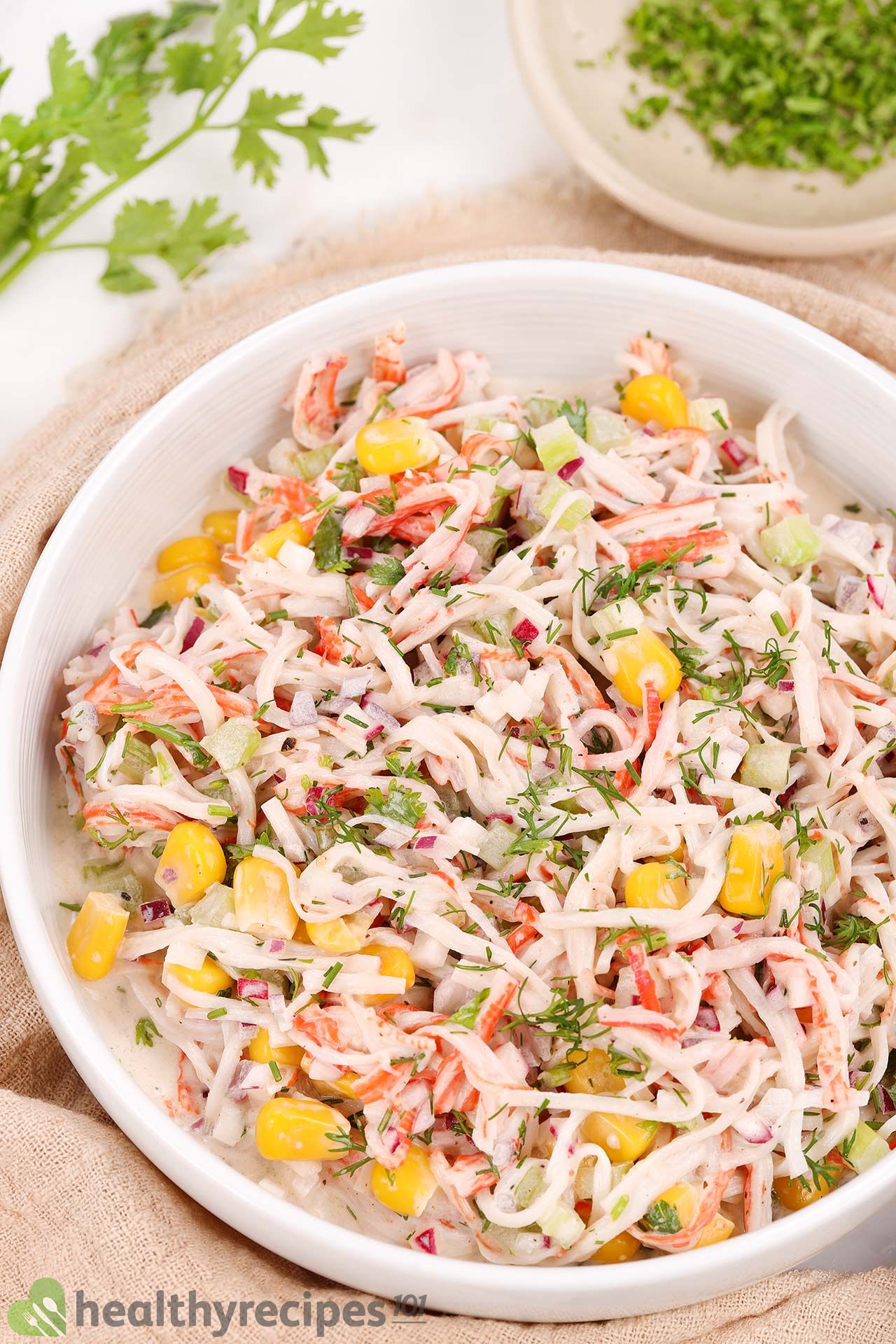 Crab Salad Recipe How to Transform a Snack Into a Healthy Dish