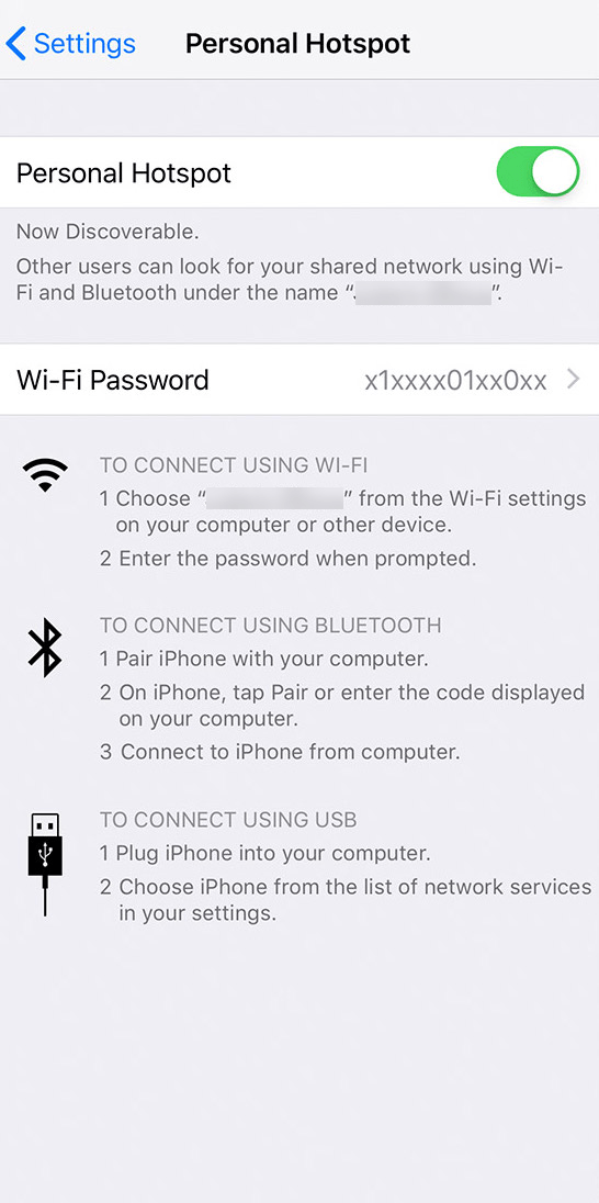 How to Enable or Disable Personal Hotspot Hexnode Help Center
