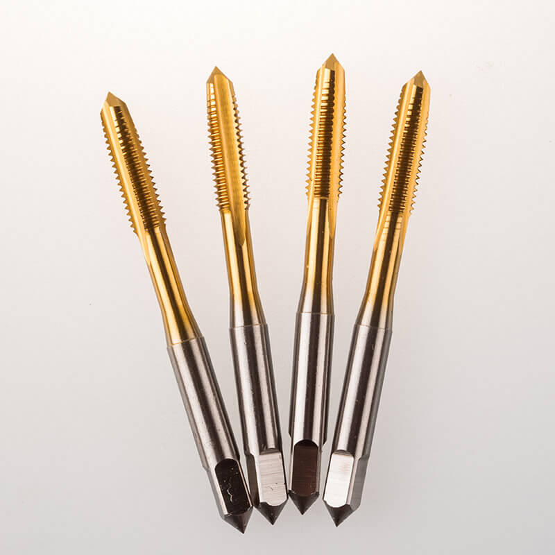 Metal Thread Straight Flute Taps For Threading Hardened Stee