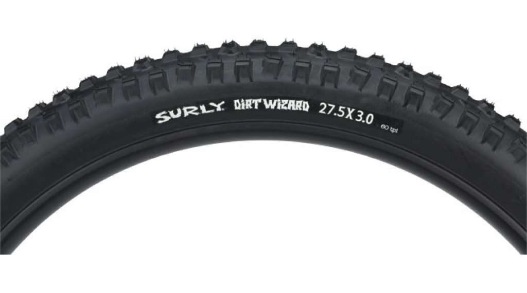 Surly Dirt Wizard Fat bike folding tire 27.5x3.0'' 60 Tpi