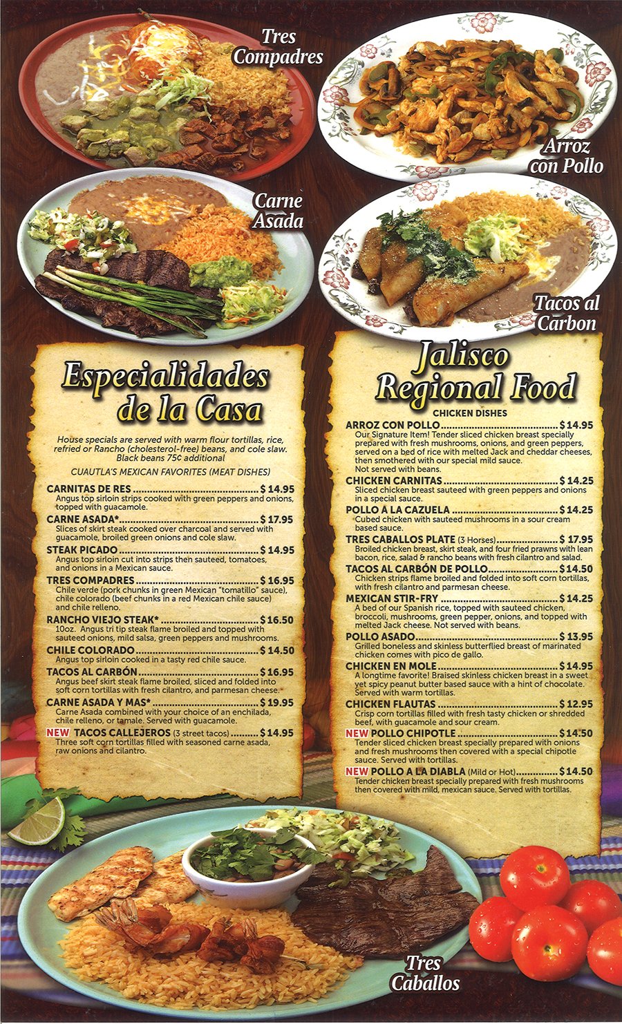 Pullman Menu Enchiladas Spokane Valley, WA