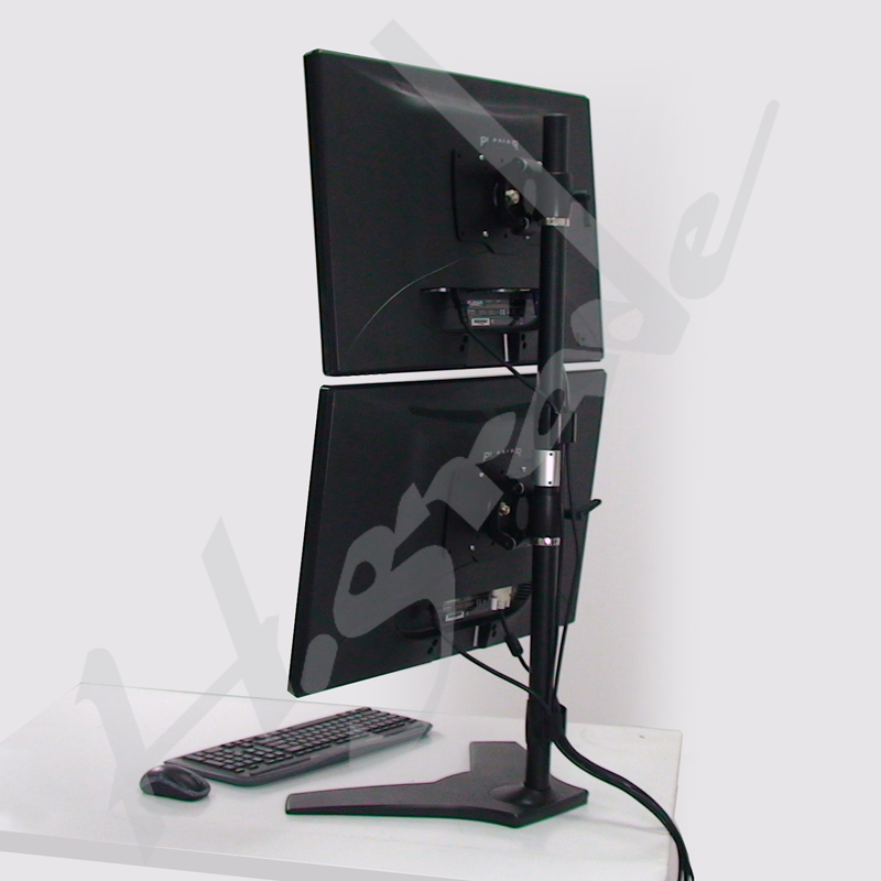 Dual LCD Monitor Stand vertical with vesa 200 x100, TS042 HIGHGRADE