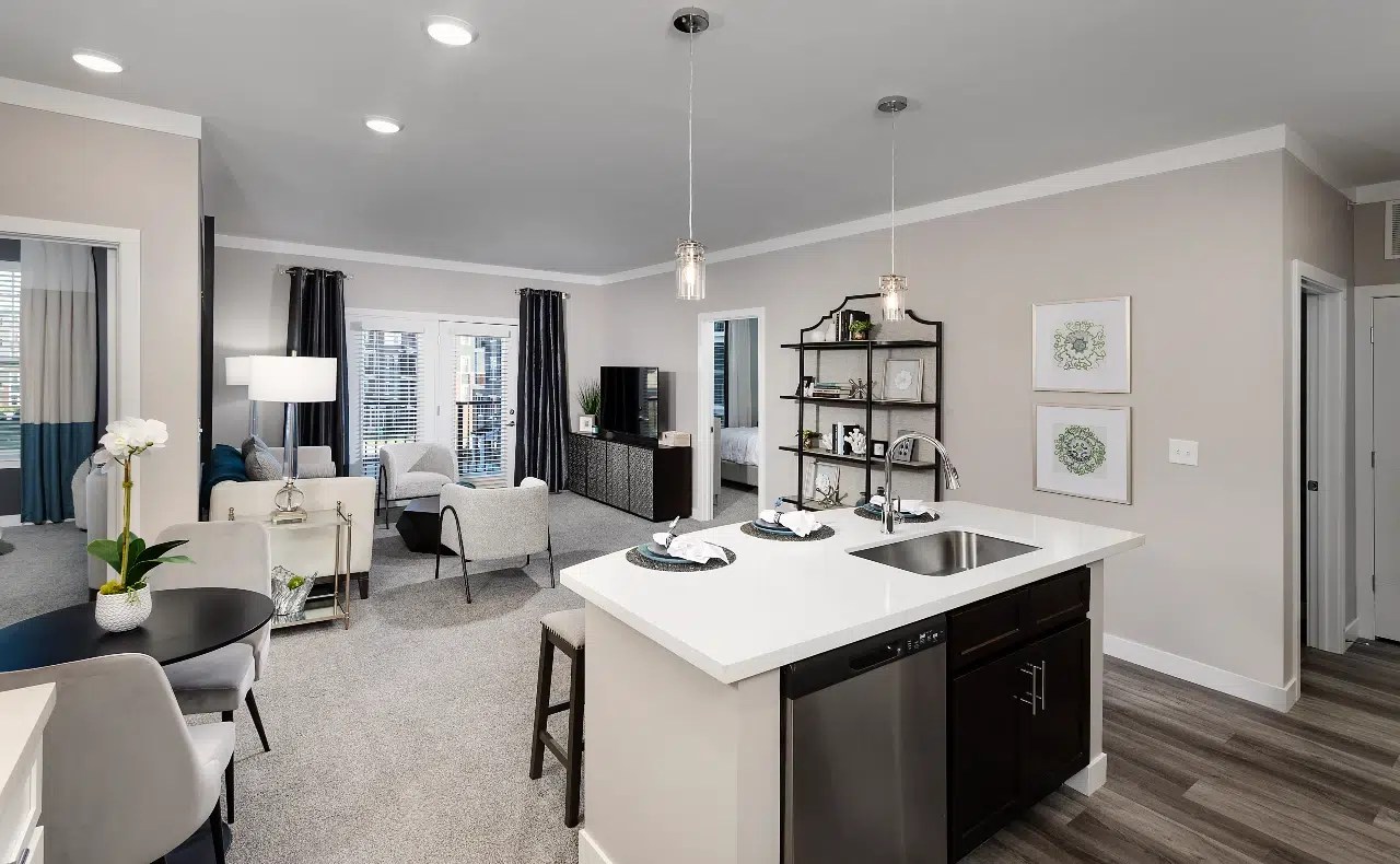 West Chester Apartments with Pool & Fitness Center Clocktower