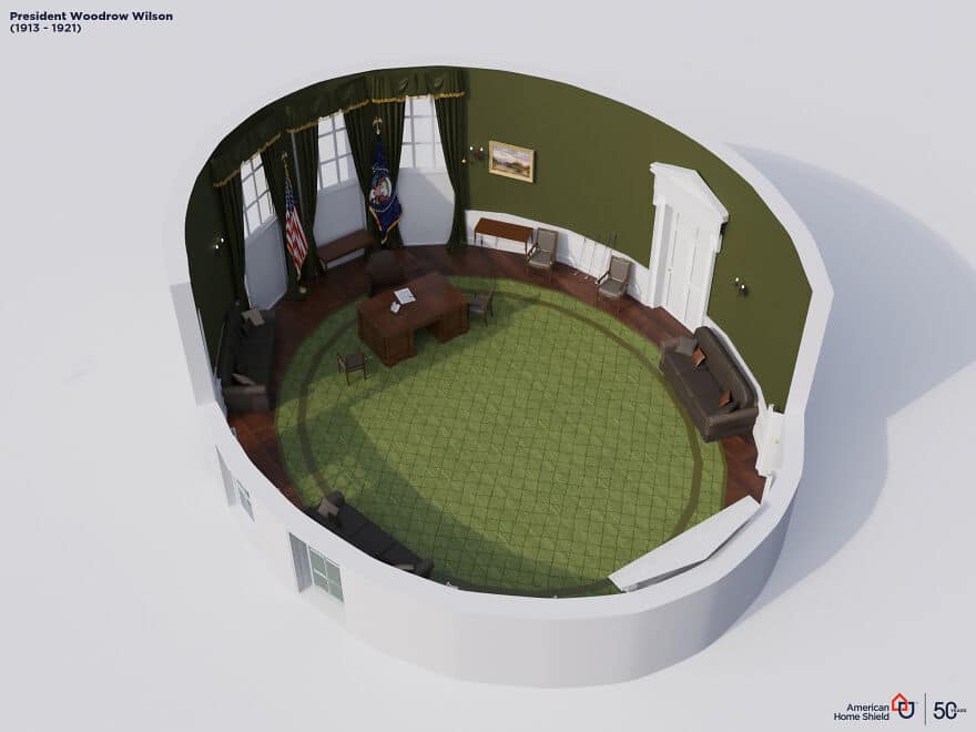 Here’s How The Oval Office Designs Changed Over The Last 100 Years