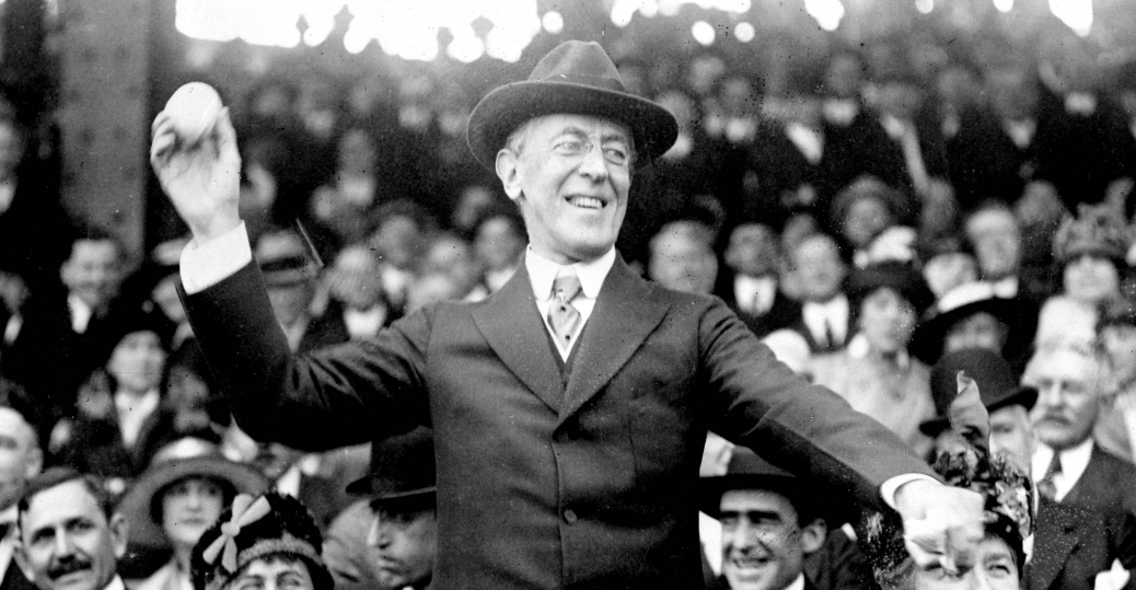 wilson_baseball Woodrow Wilson Pictures Woodrow Wilson