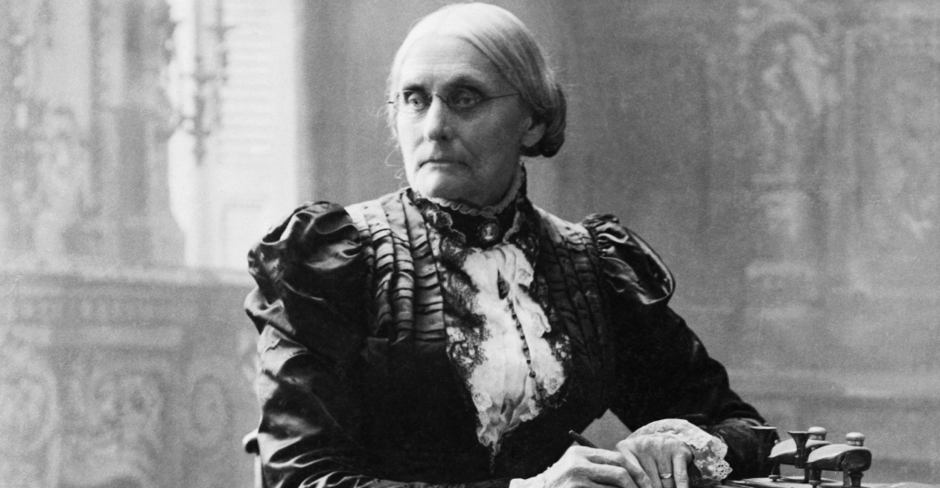 susanbanthonywritingatadesk Suffrage and the Women Behind It