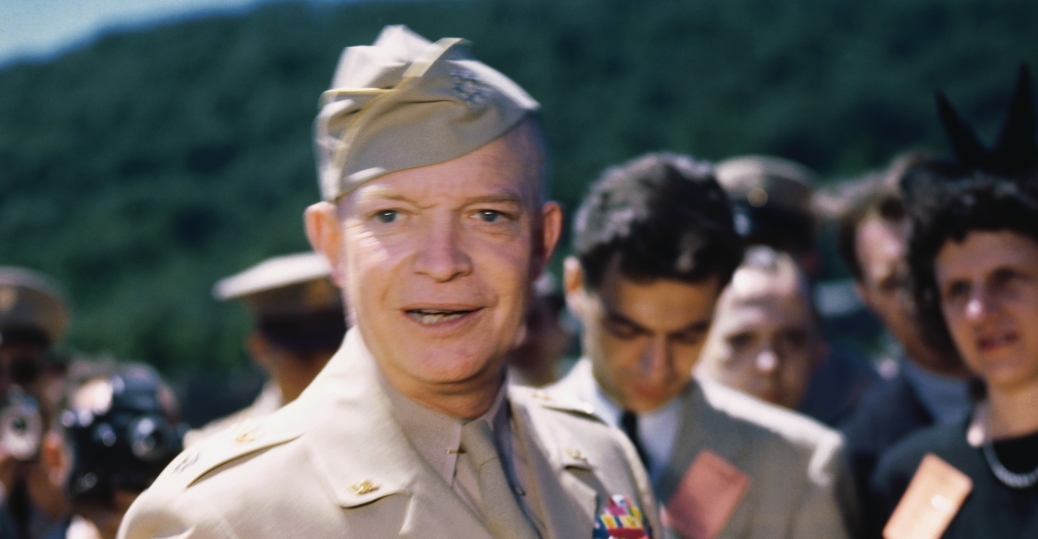 generaldwighteisenhowertalkingtoreporters2 Allied