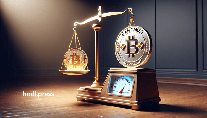 Santiment: Bitcoin se considera infravalorado
