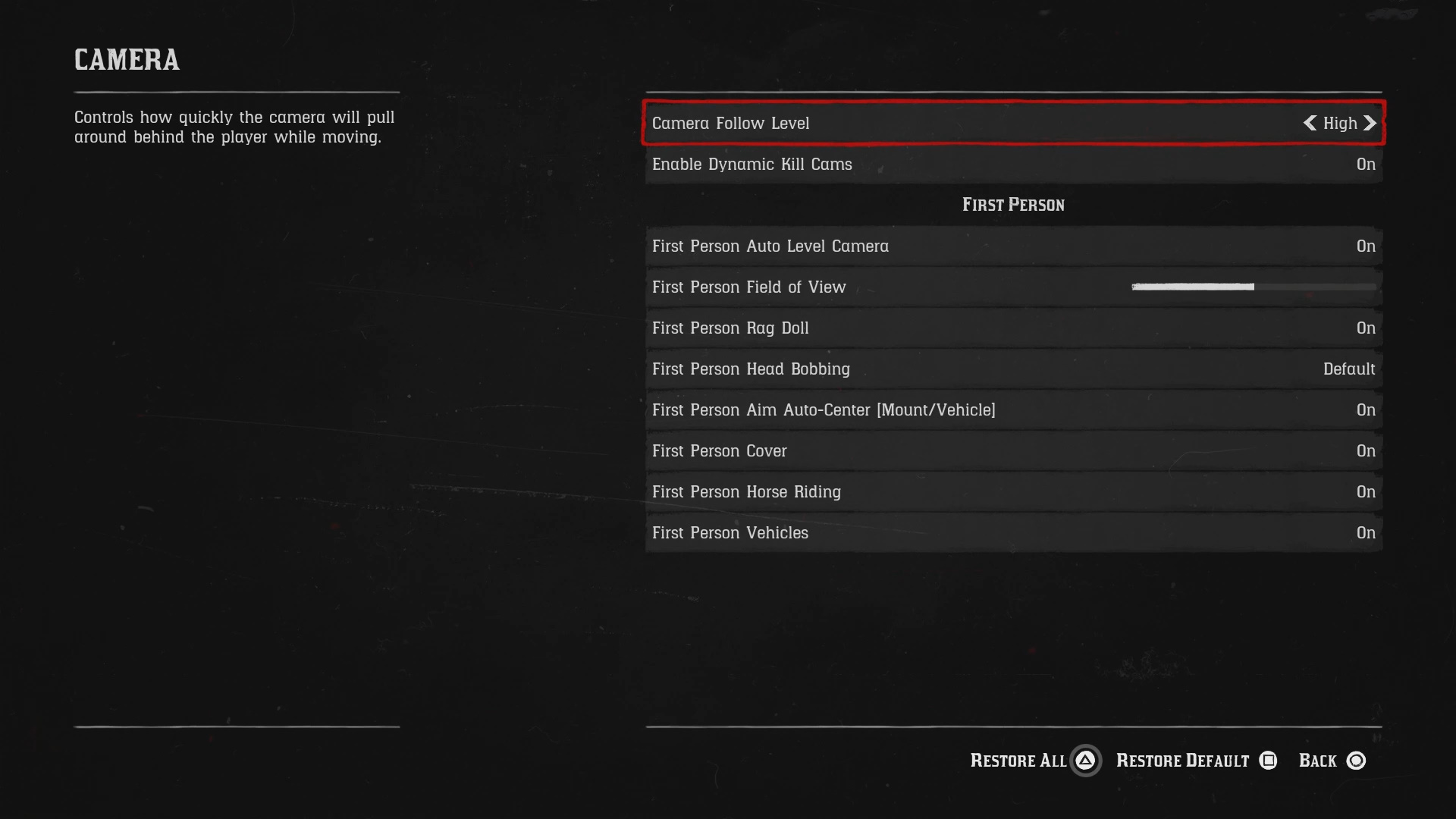 How to Turn on First Person Mode in Red Dead Redemption 2 on PS4