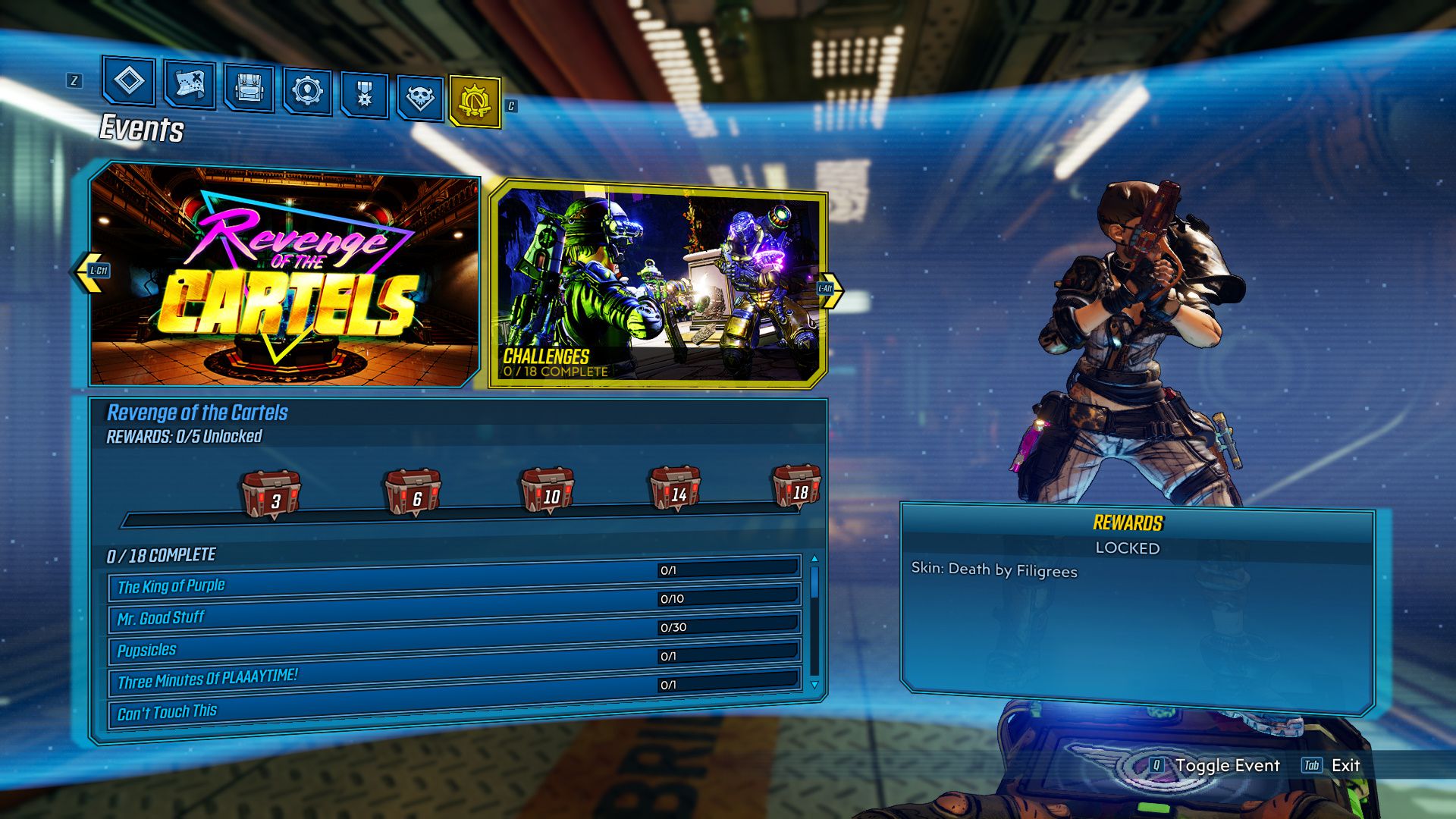 Borderlands 3 Revenge of the Cartels Rewards List