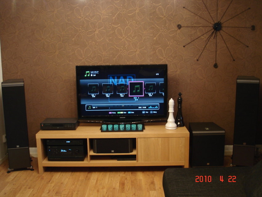 Scandinavian Living Room Entertainment Setups