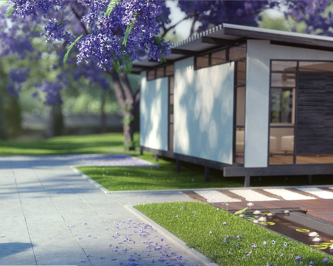 Contemporary Exteriors in Nature [Visualized]