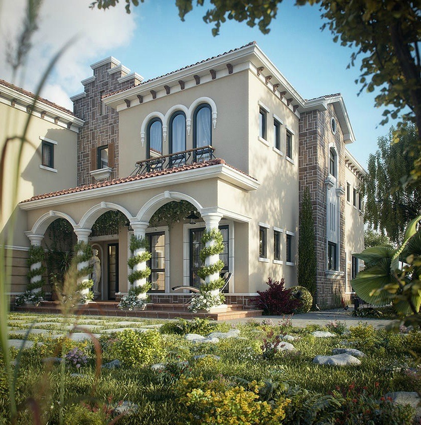 Tuscan Villa Dream home design Interior Design Ideas