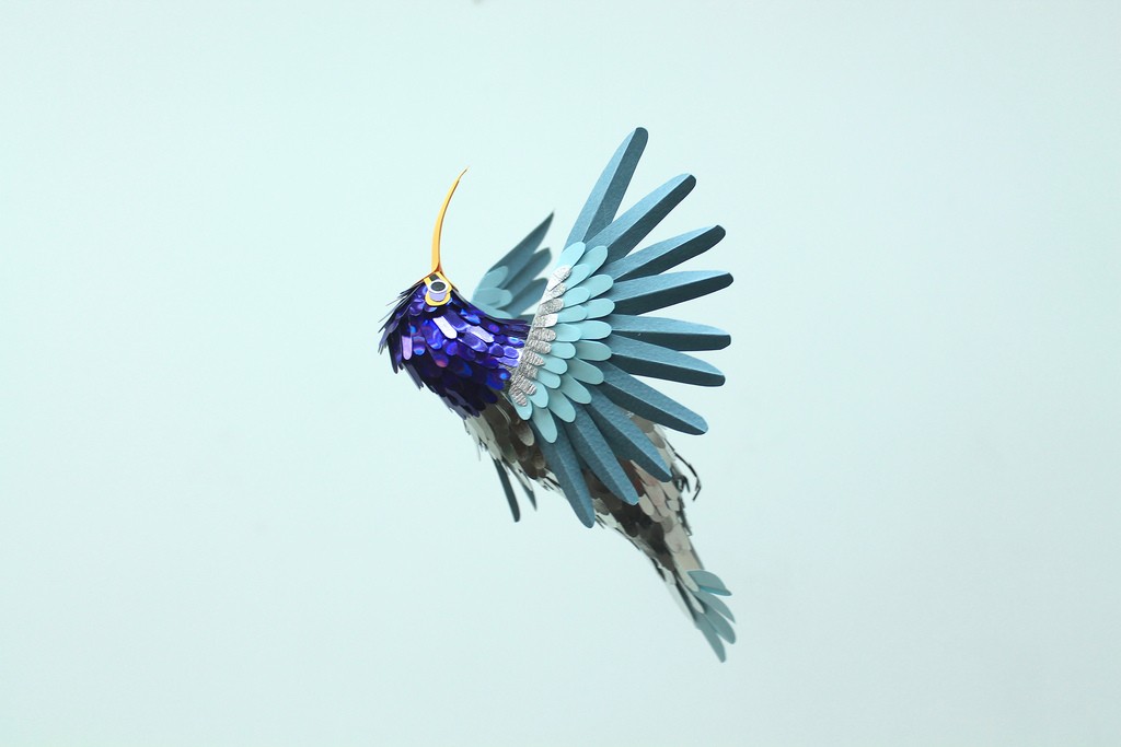 100 Beautiful Bird Sculptures Made Out Of Paper