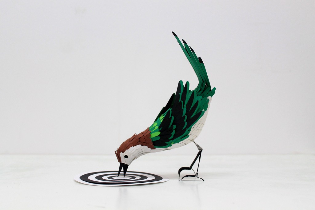 100 Beautiful Bird Sculptures Made Out Of Paper