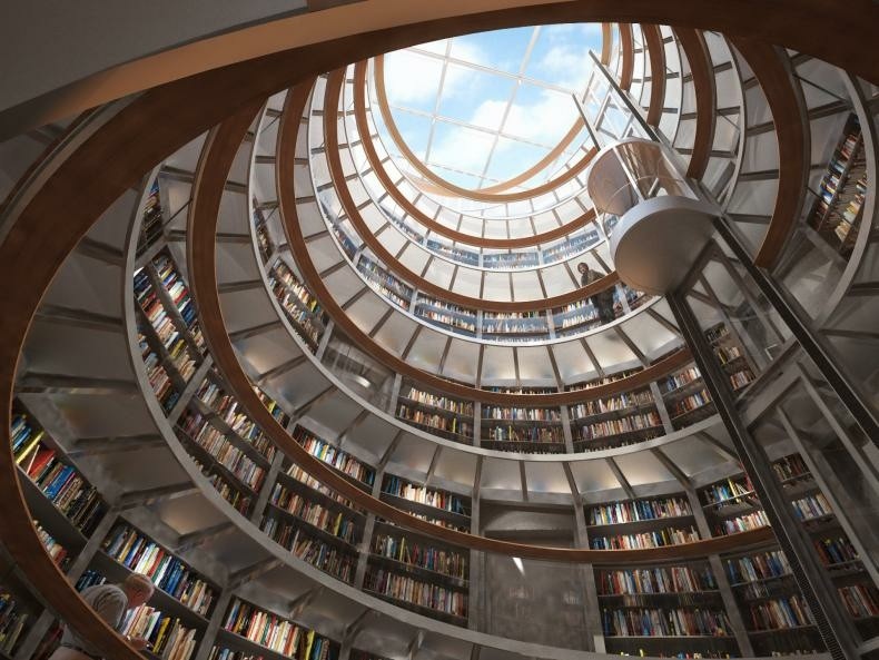 library tower Interior Design Ideas.