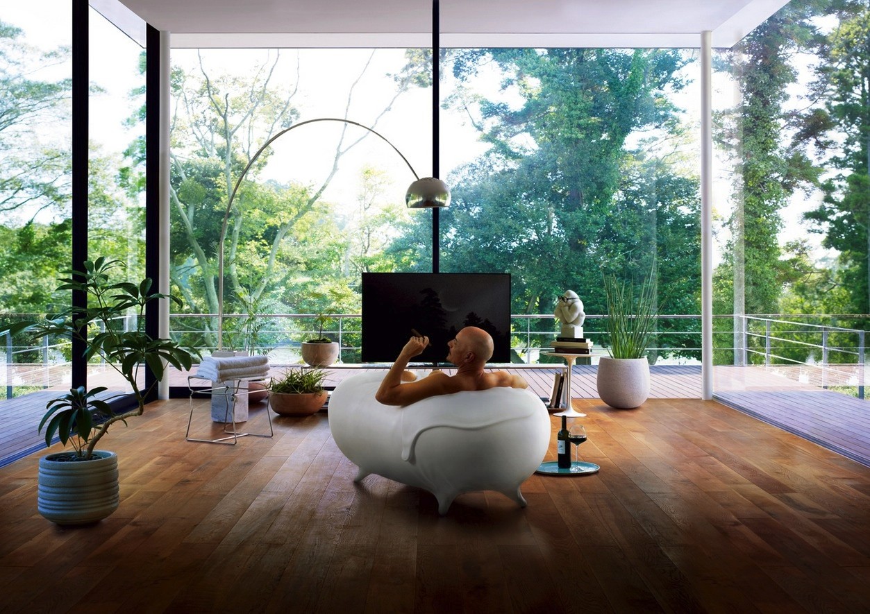 Bathtubs with a View of Nature