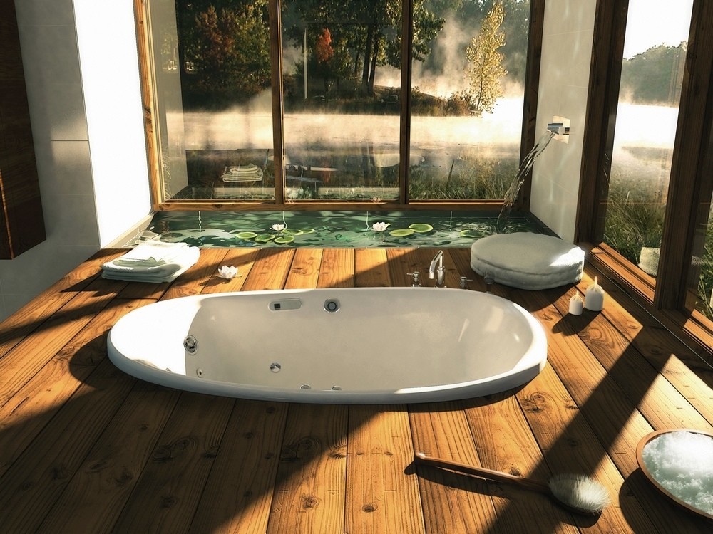 Bathtubs with a View of Nature