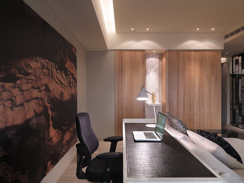 Asian Apartment With Neutral Decor