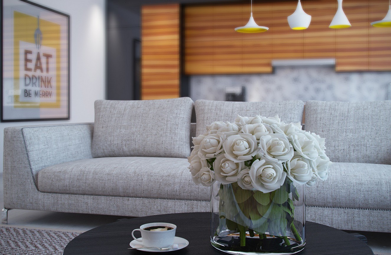 Interesting Light Wood Accents and Furnishings Add