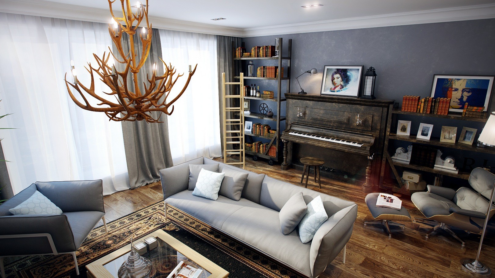 Striking Home Visualizations by Pavel Vetrov