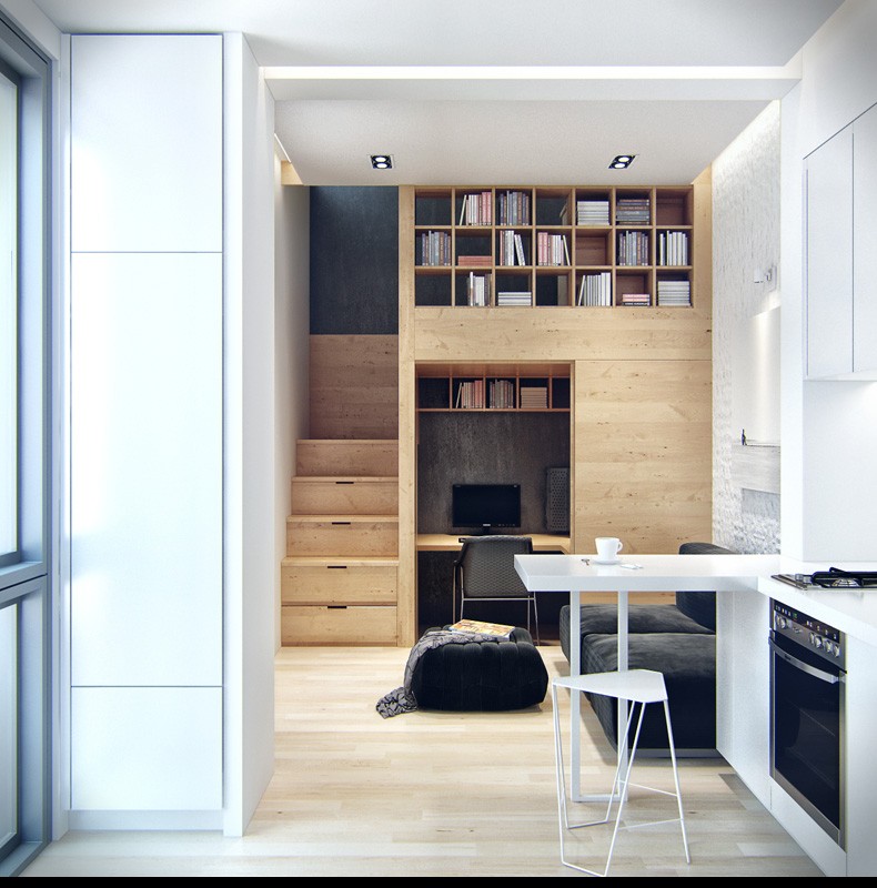 Small Apartment with Snug Storage