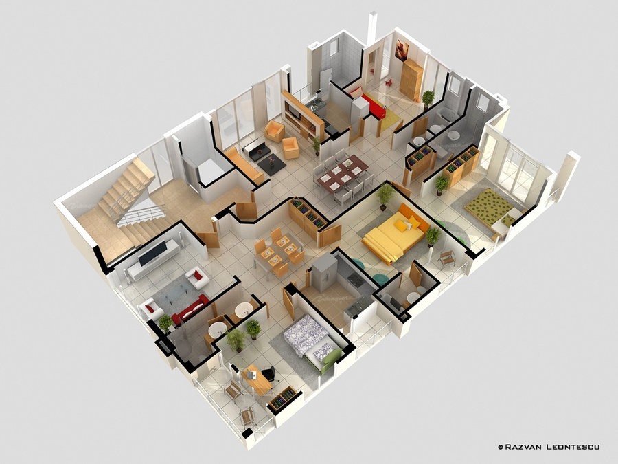 4 Bedroom Apartment/House Plans