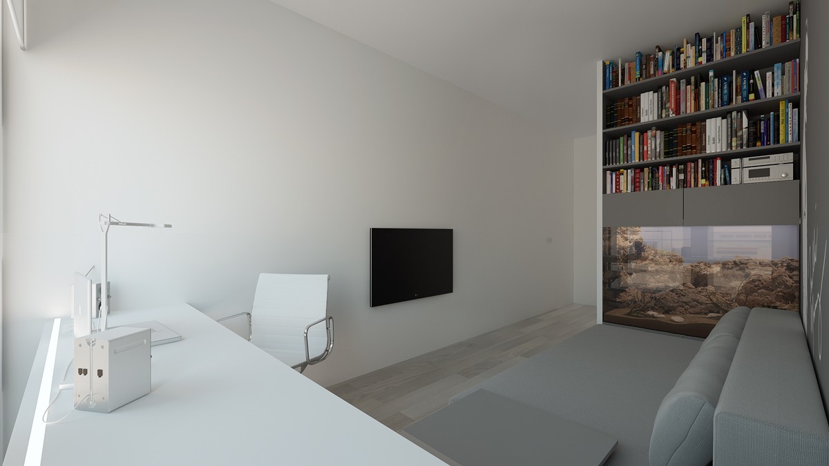 Stark, Sharp & Minimalistic Interiors By Oporski Architektura