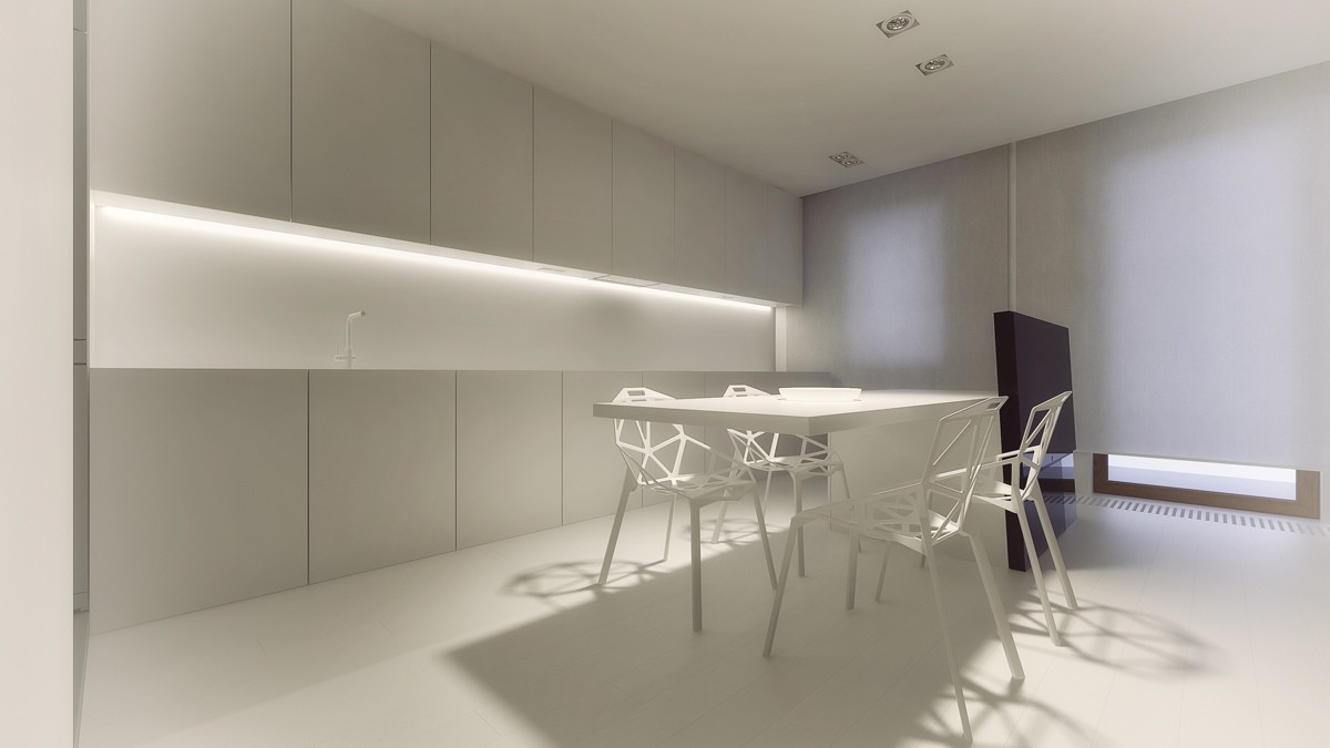 Stark Sharp Minimalistic Interiors By Oporski Architektura