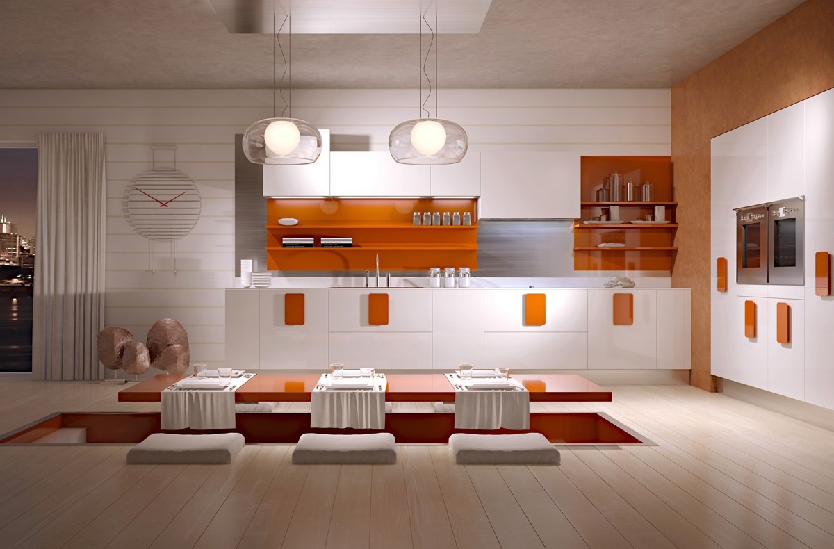  orangekitchenaccentsInterior Design Ideas.
