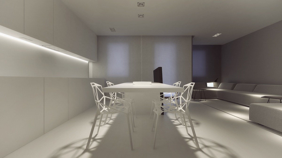 Stark, Sharp & Minimalistic Interiors By Oporski Architektura